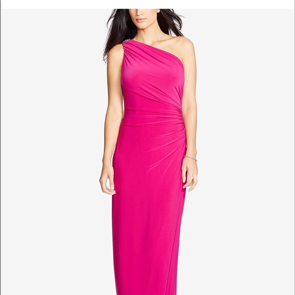 COPY - Ralph Lauren Brooch Evening Gown